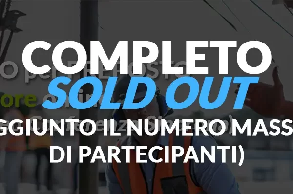 sold out corso preposti VC