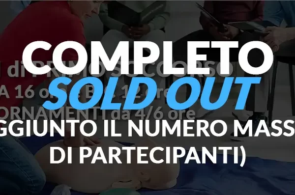 Sold out primo soccorso A BC aggiornamenti teoria online