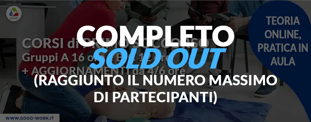 Sold out primo soccorso A BC aggiornamenti teoria online